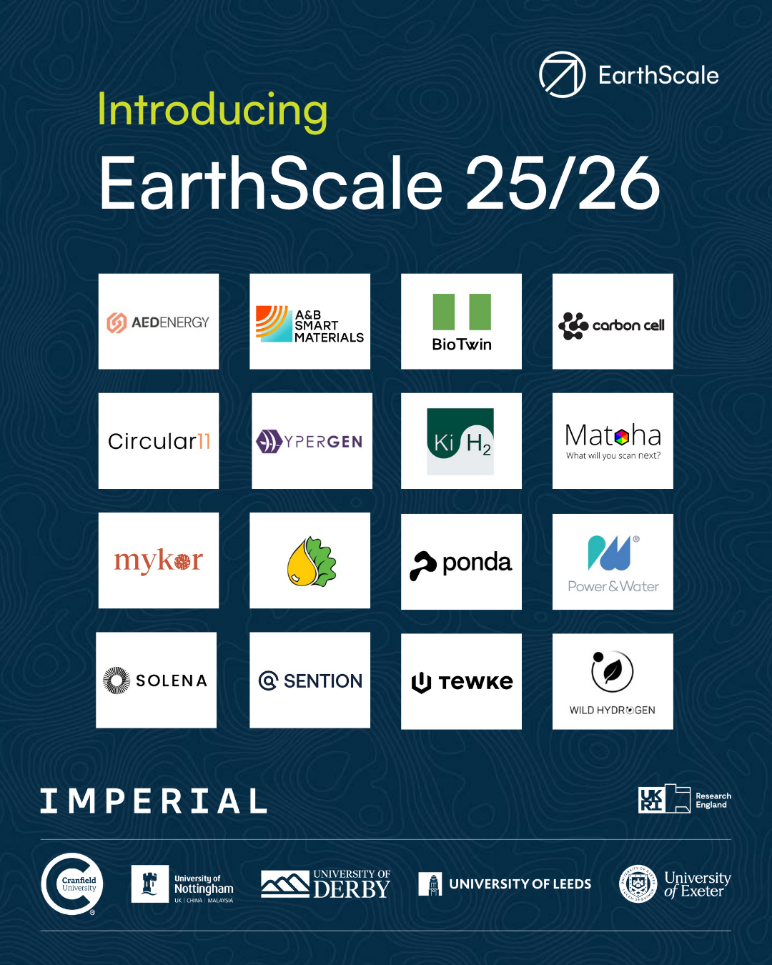 EarthScale 25/26 cohort logos 