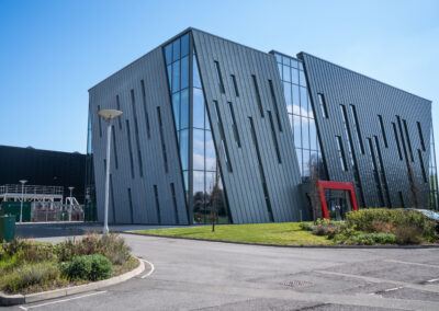 Exterior views of the Research Accelerator and Demonstration Building, Jubilee campus